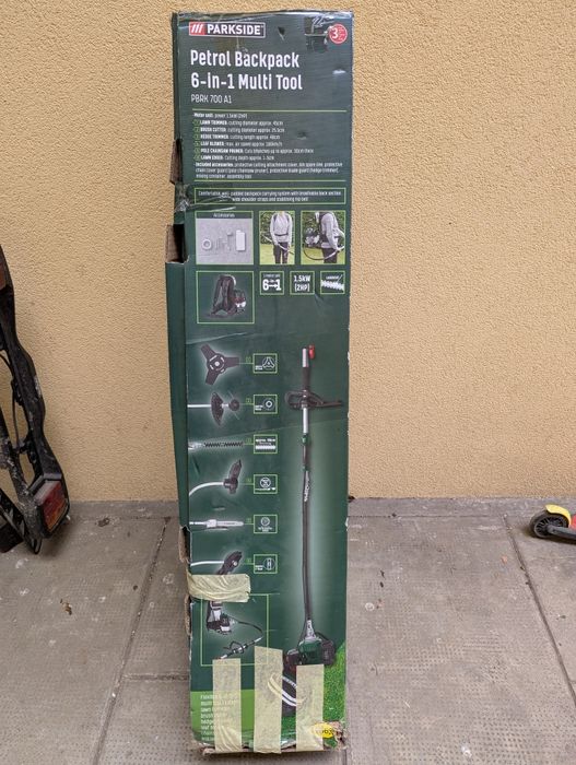 Multi tool 6 in 1 parkside motocoasa pbrk 700 a1 2 cp nou