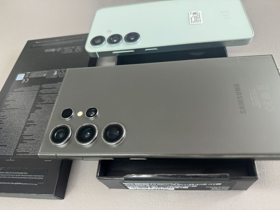 Като нови S24 ultra 512GB и S25 с гаранция