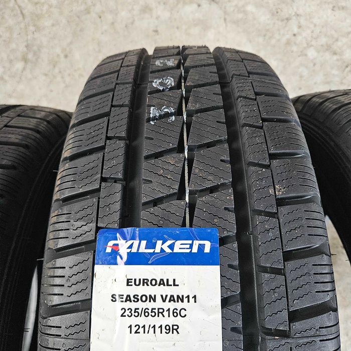 4 Нови бусови всесезонни гуми 235/65R16C Falken EuroAllSeason VAN11 121R DOT3025