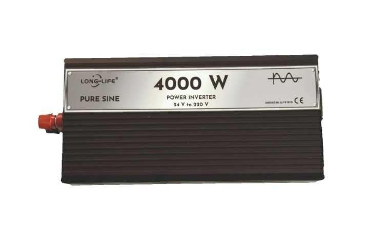 Invertor 12v/24v 4000w Auto/Rulota/Fotovoltaice Sinus Pur LongLife