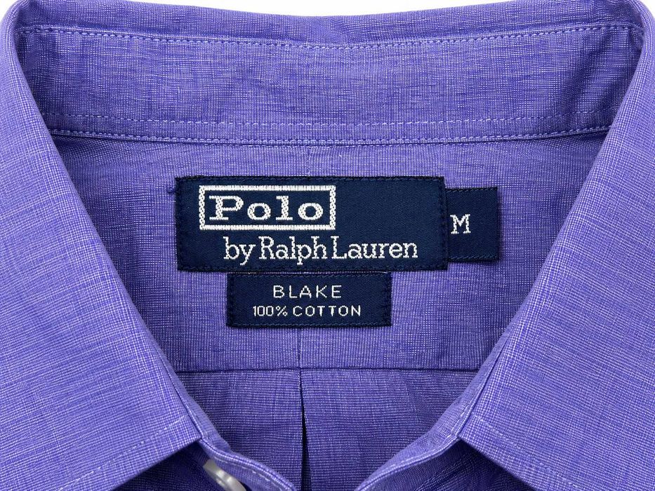 Cămașă Polo Ralph Lauren Blake bărbați, 100% bumbac, mov lila – Mărimea M