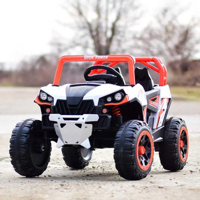 UTV electric pentru copii, RSR, 4x4,120W,12V 7Ah Bluetooth Telecomanda