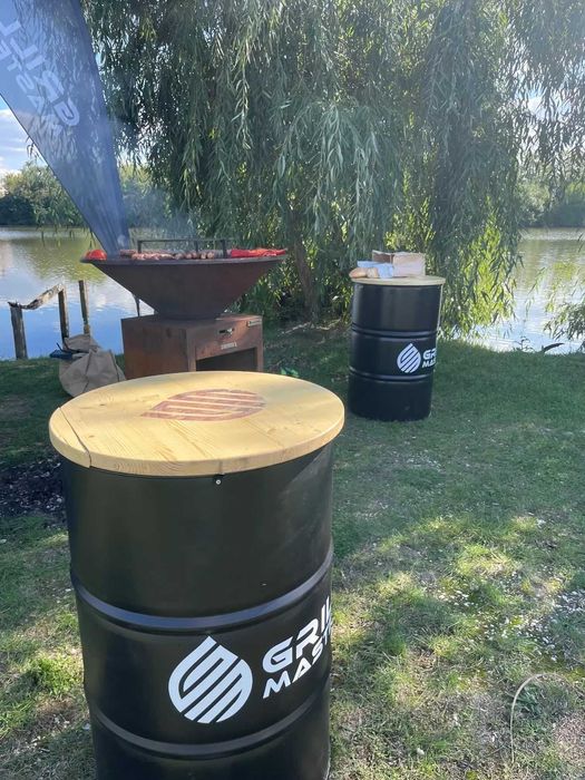 butoi din tabla pentru cazan serpentina , afumatoare , depozitat