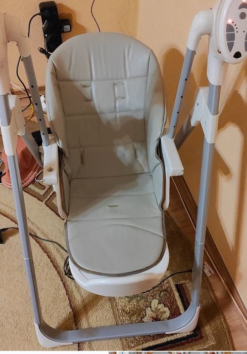 Детский столик для кормления+качеля Марибель 3в1