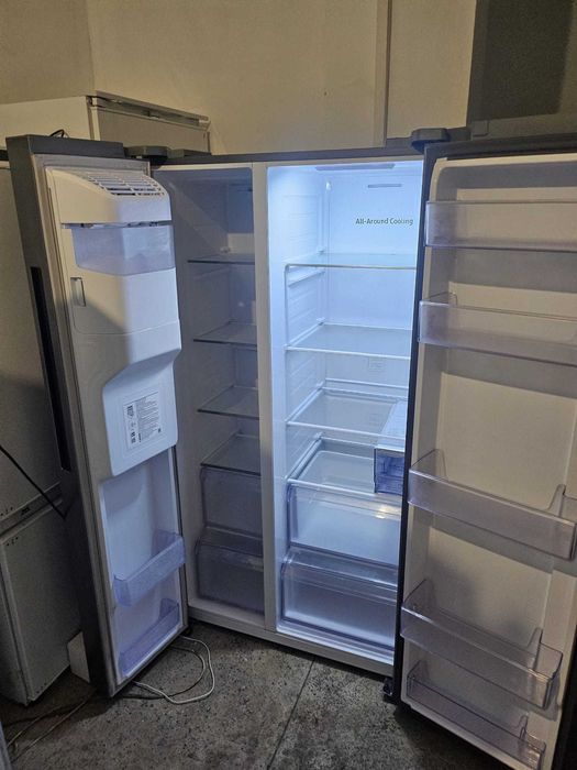 Frigider Samsung RS64DG5303S9EO Side by side, 178 cm,635 l, No Frost, Argintiu !
