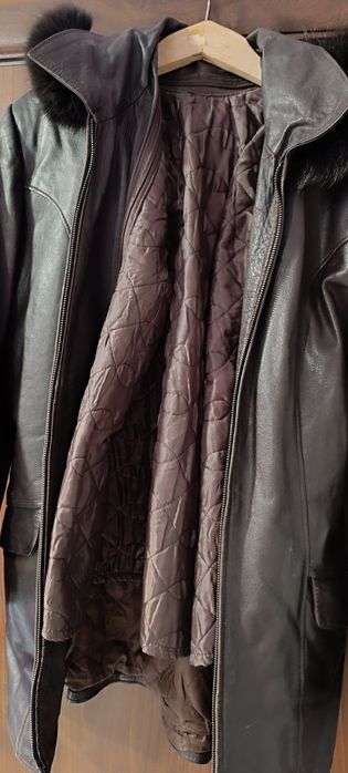 Дамска кожена шуба