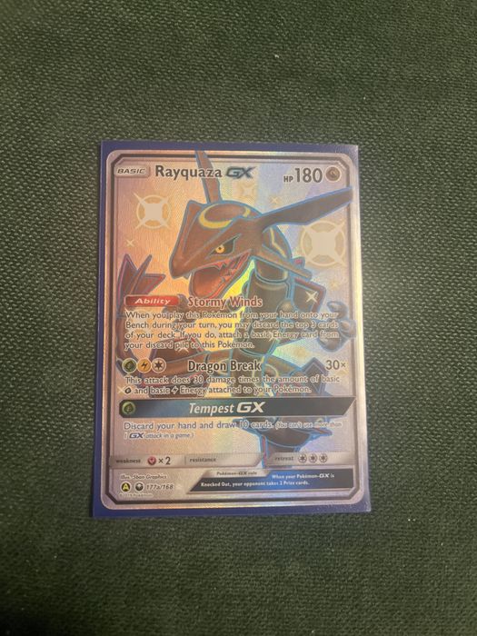 Карта Pokémon Rayquaza GX