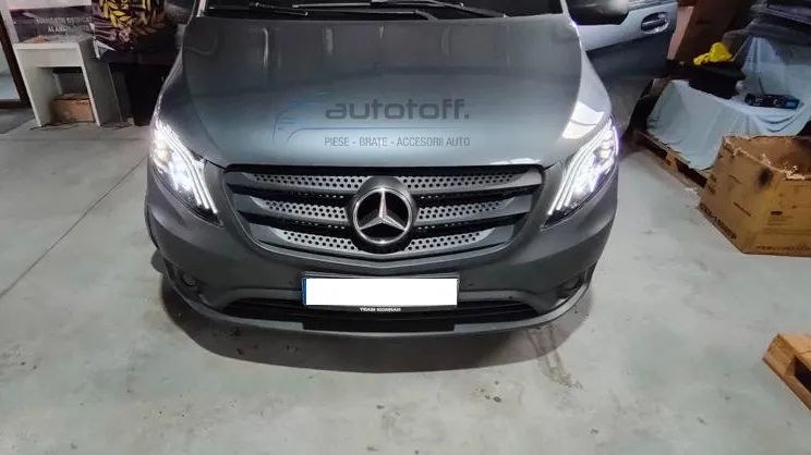 Faruri Full LED ILS compatibil cu Mercedes Vito W447 V-Class W447 (2016-2020) Negru