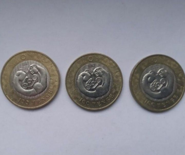 Монеты 100 т Сакский стиль