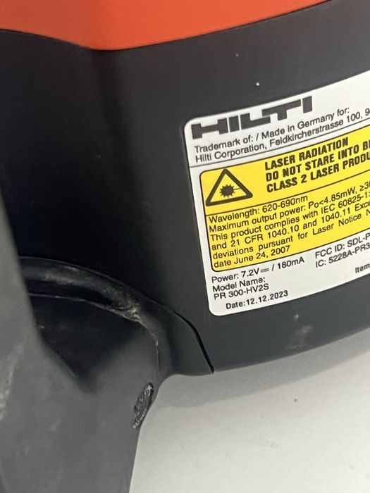 Hilti PR 300-HV2S nivela laser dubla panta canalizare