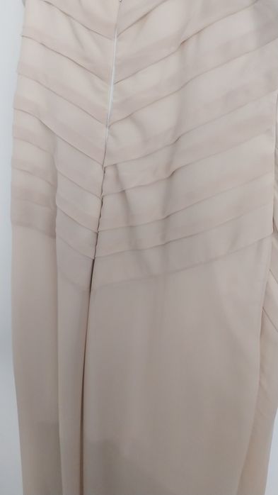 Официална дамска рокля-телесен цвят-M