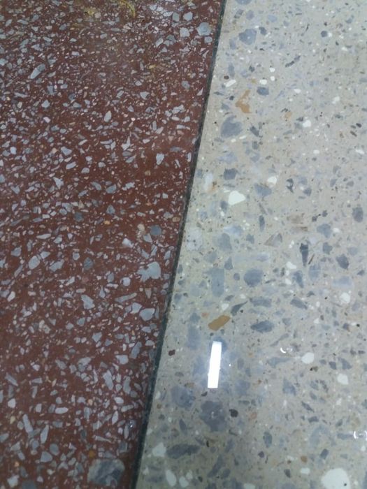 Полы из мраморной крошки