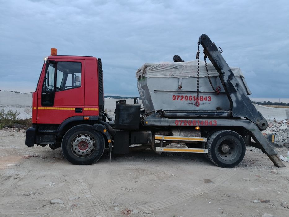Transport moloz inchiriere containar haba tomberon deseuri constructii