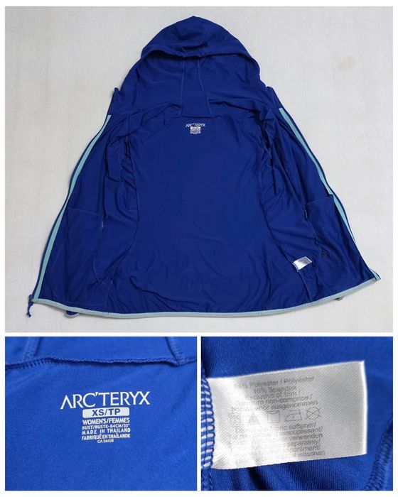Jacheta Arcteryx Stretch, Hoodie Windstopper Outdoor, măsura XS (lady)