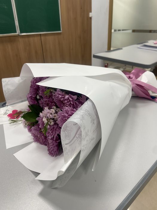 Букет от хризантемы