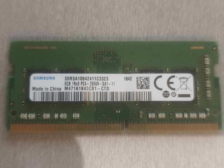 Samsung DDR 4, SODIMM, 2666mhz, 8 gb