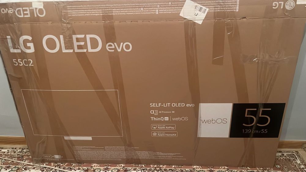Телевизор LG OLED evo C2, 55 дюймов
