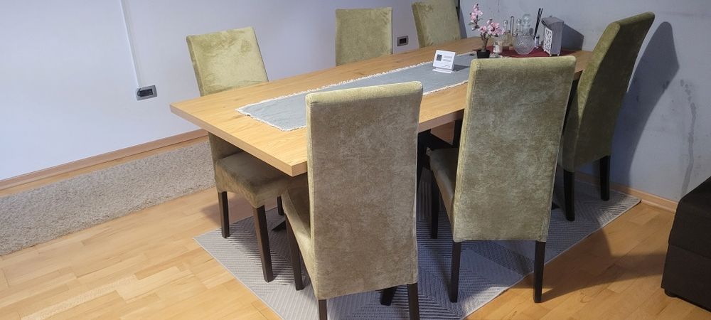 Set masa living cu 6 scaune