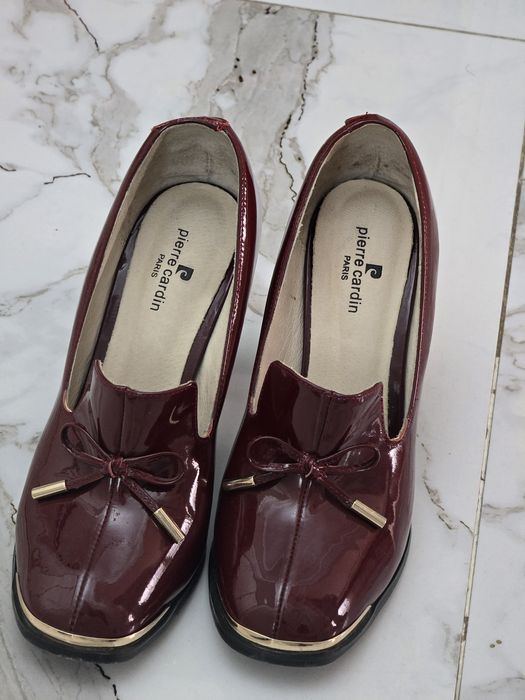 Туфли  бордовогоцвета