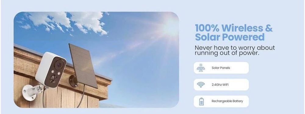 Акумулаторна камера със соларен панел FOAOOD DF 220