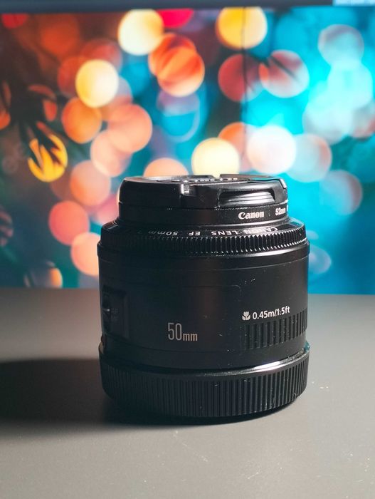 объектив Canon ef 50mm 1.8 II