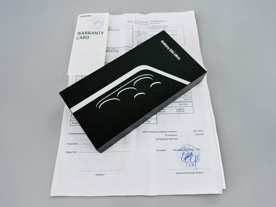 НОВ! Samsung Galaxy S26 Ultra 5G 512GB 12RAM Black 2г. Гаранция!