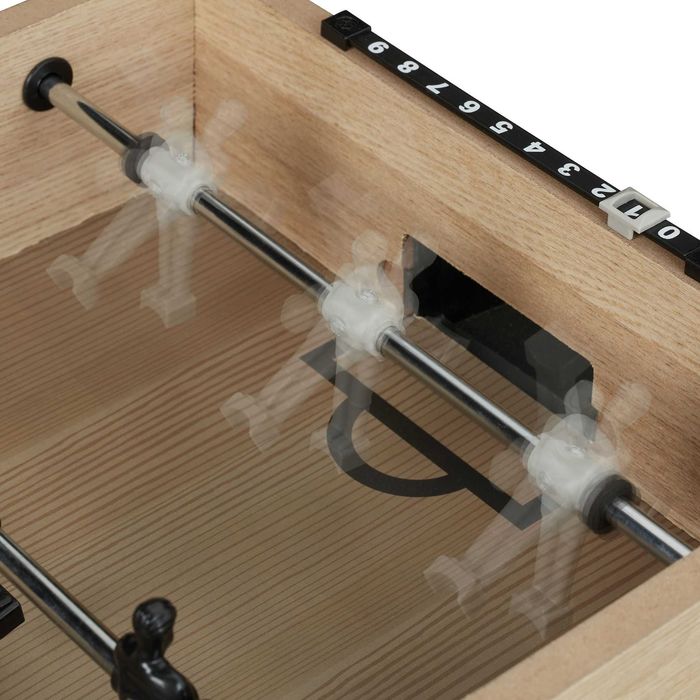 Mini masa de fotbal 12 jucatori 4 manere tablou pentru scor lemn 60x51