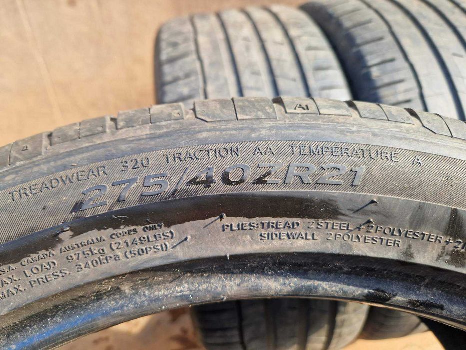4 Hankook R21 275/40 Летни гуми  DOT0224