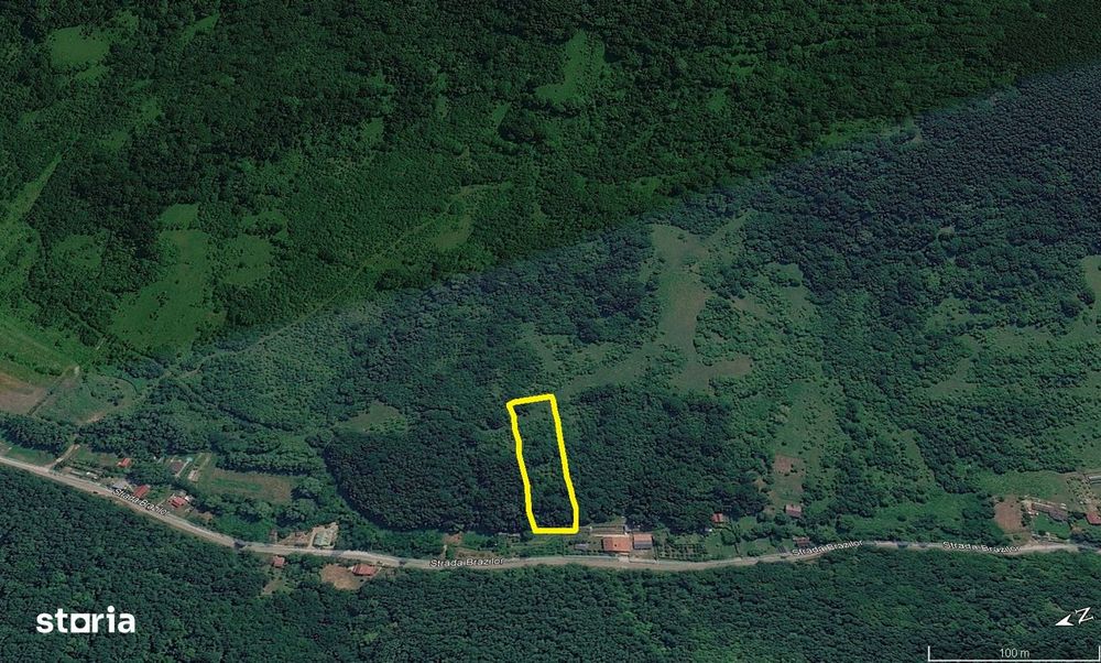 1.413mp extravilan Valea Vețelului zonă retrasă