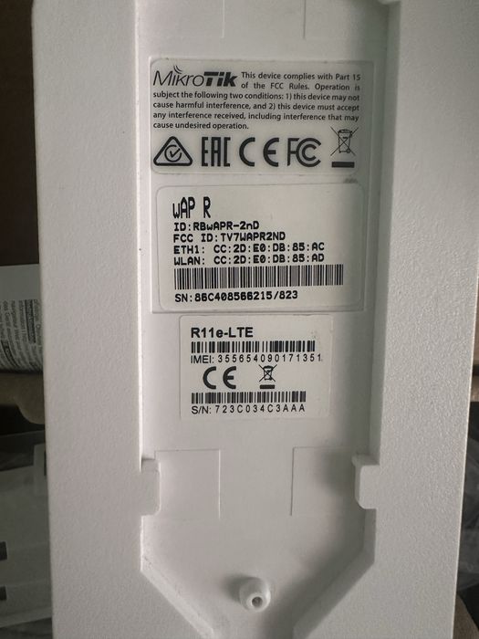 Точка доступа MikroTik wAP R