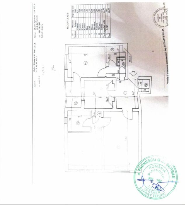 Apartament 3 camere, 69mp, et 6/8,