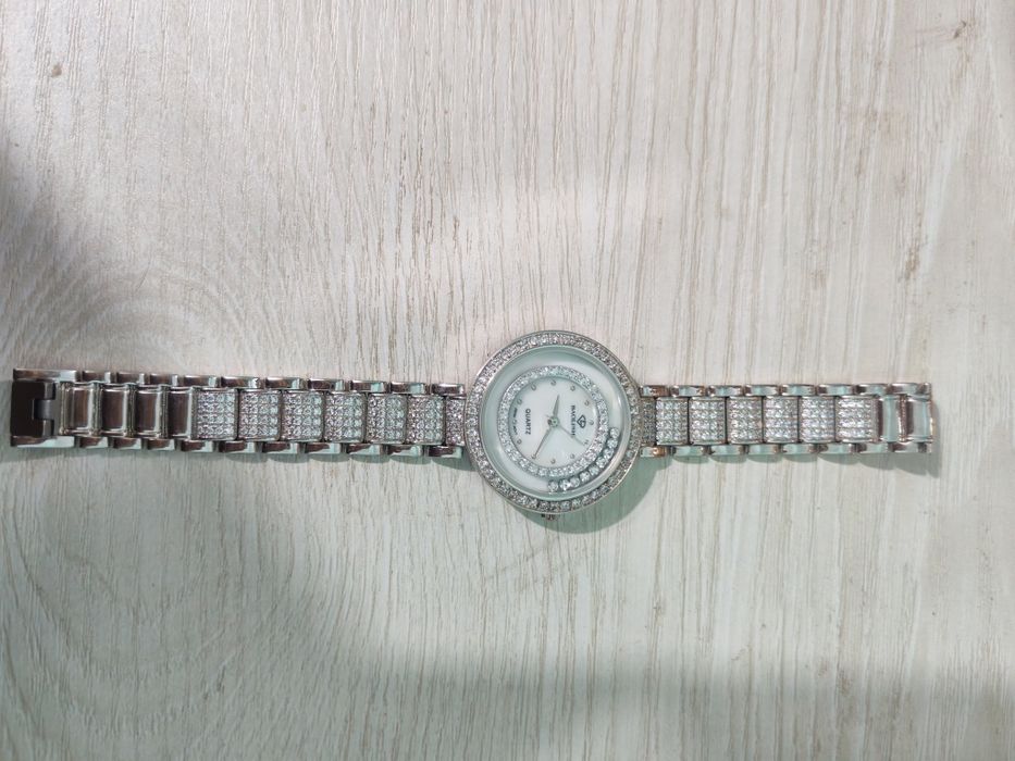 “BAOLISHI 925 SILVER watch cz hand setting quartz”