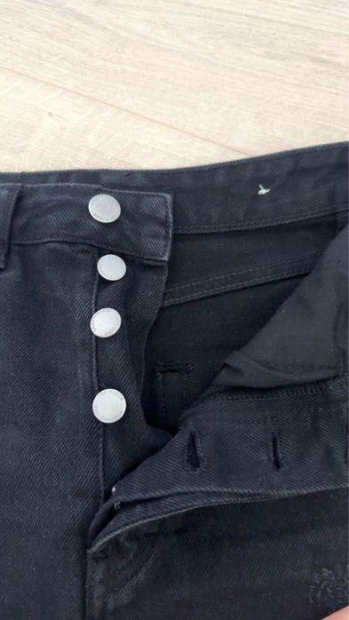 Юбка джинсовая черная