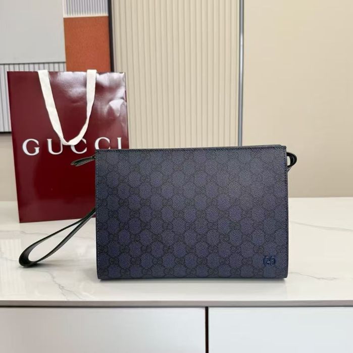 Чанта Gucci Grey Trim Pouch
