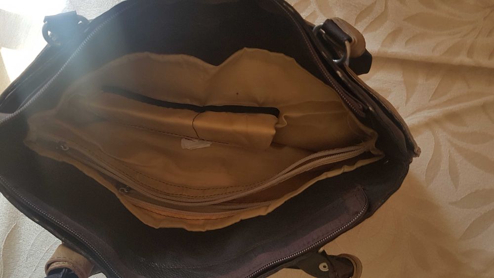 Дамска чанта кожена