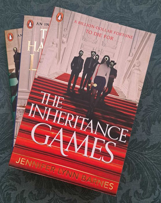 The Inheritance Games trilogy in english, softcover