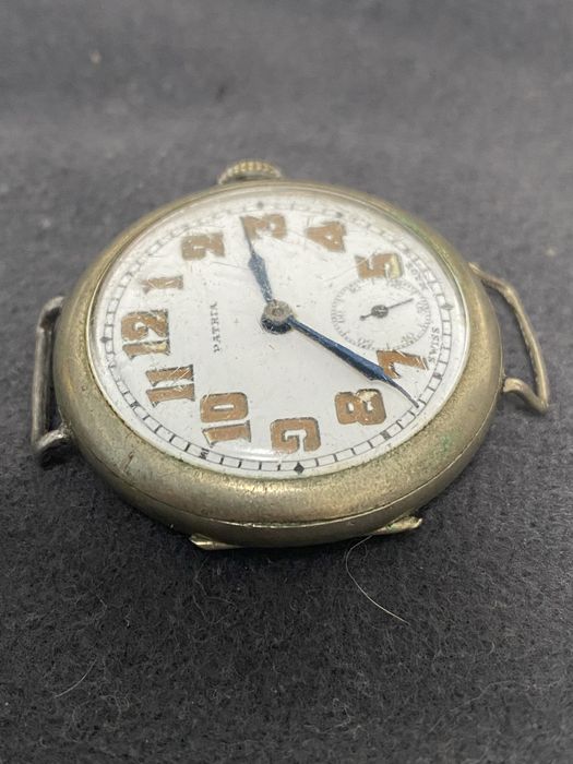 PATRIA / OMEGA Ceas Militar-Military Trench WWI Swiss