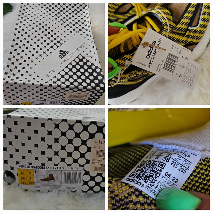 Adidas Stella McCartney ASMC UltraBoost оригинални дамски сникърси 38
