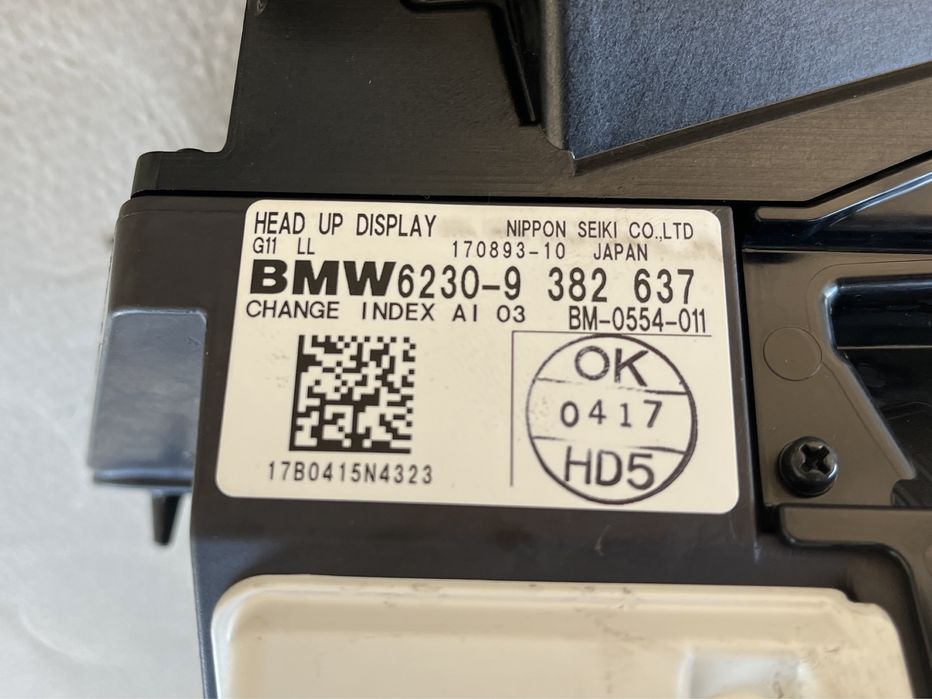 Head-up display / HUD BMW Seria 7 G11 G12