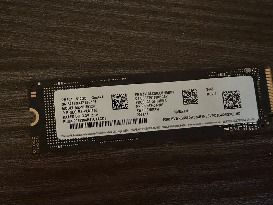 Ssd nvme 512 gb за лаптоп