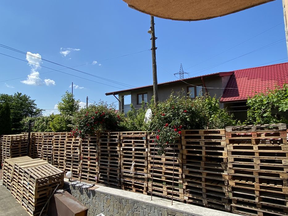 Paleți din lemn pentru marfă/transport/depozit/mobilier grădină/terasa