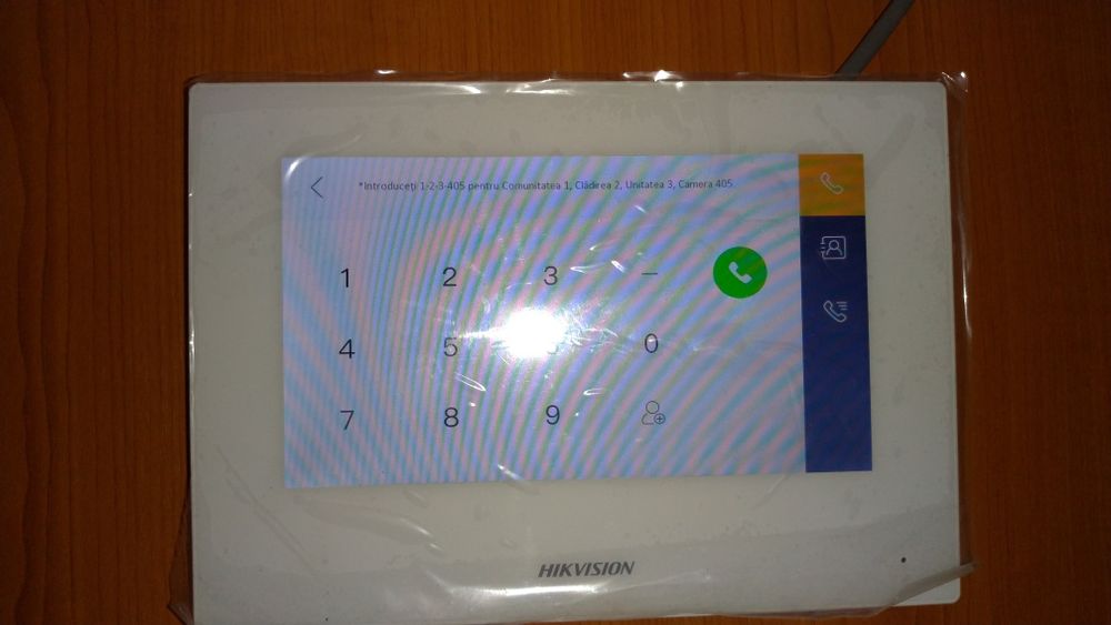 Monitoare video interfon Hikvision  DS-KH6320/KH6350 WTE1 noi.