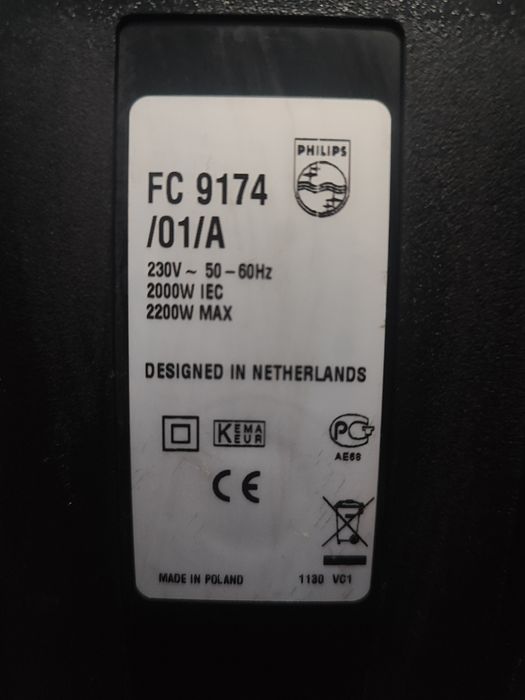 Philips пылесос made in Poland