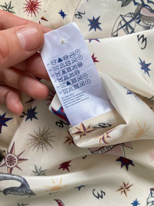 Tommy Hilfiger 100% Silk дамска копринена блуза коприна размер 4 / M