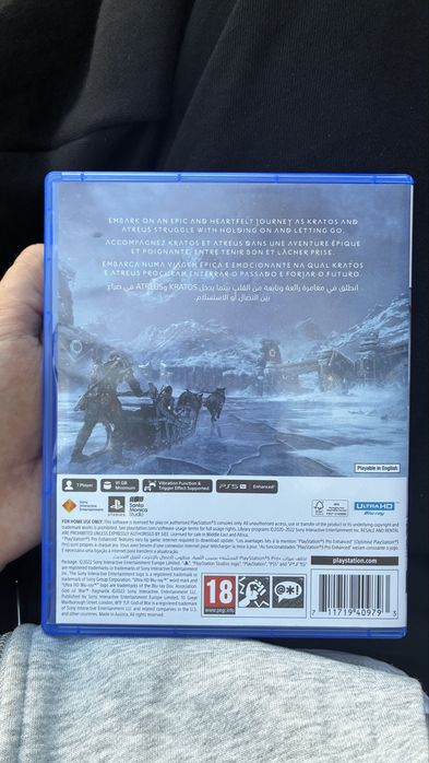 God of war ragnarok диск от пс5