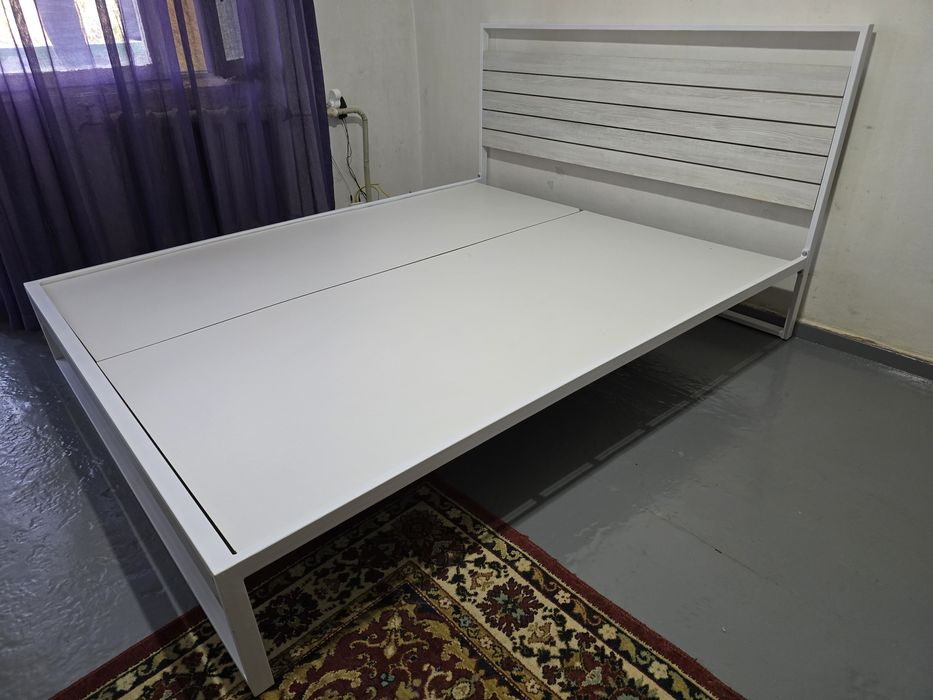 Металлические Кровать Лофт. Двуспальная кровать.  Temir Kravat.