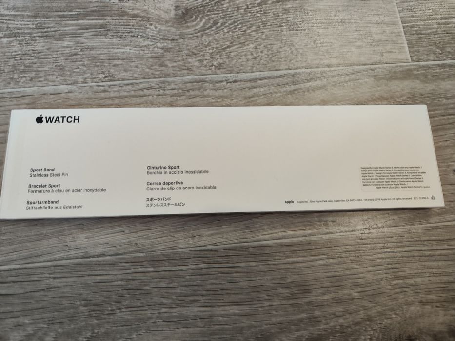 Apple watch series 5 44m silver aluminum