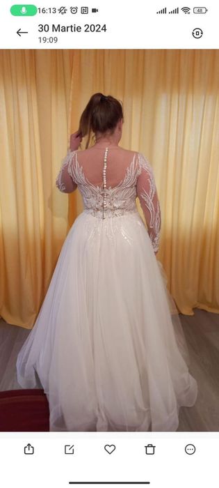 Vand rochie de mireasă,noua ,doar probata !