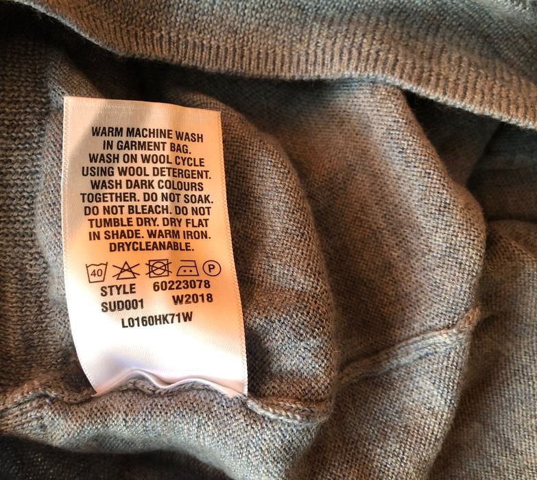 100% мерино вълна Trenery Crew Neck Merino Wool Pullover мъжки пуловер