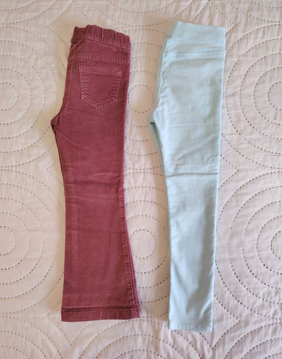 Pantaloni pentru fete H&M si C&A mărimea 110
